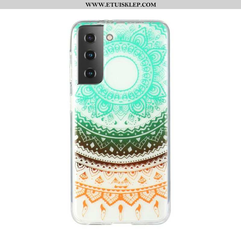 Etui do Samsung Galaxy S21 5G Bezszwowa Kwiatowa Mandala